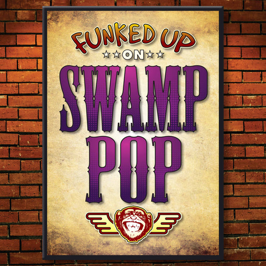 Swamp Pop Art Print / Poster / Birthday Card / Greetings Card