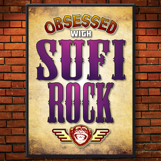 Sufi Rock - Obsessed Art Poster + Birthday / Greetings Card