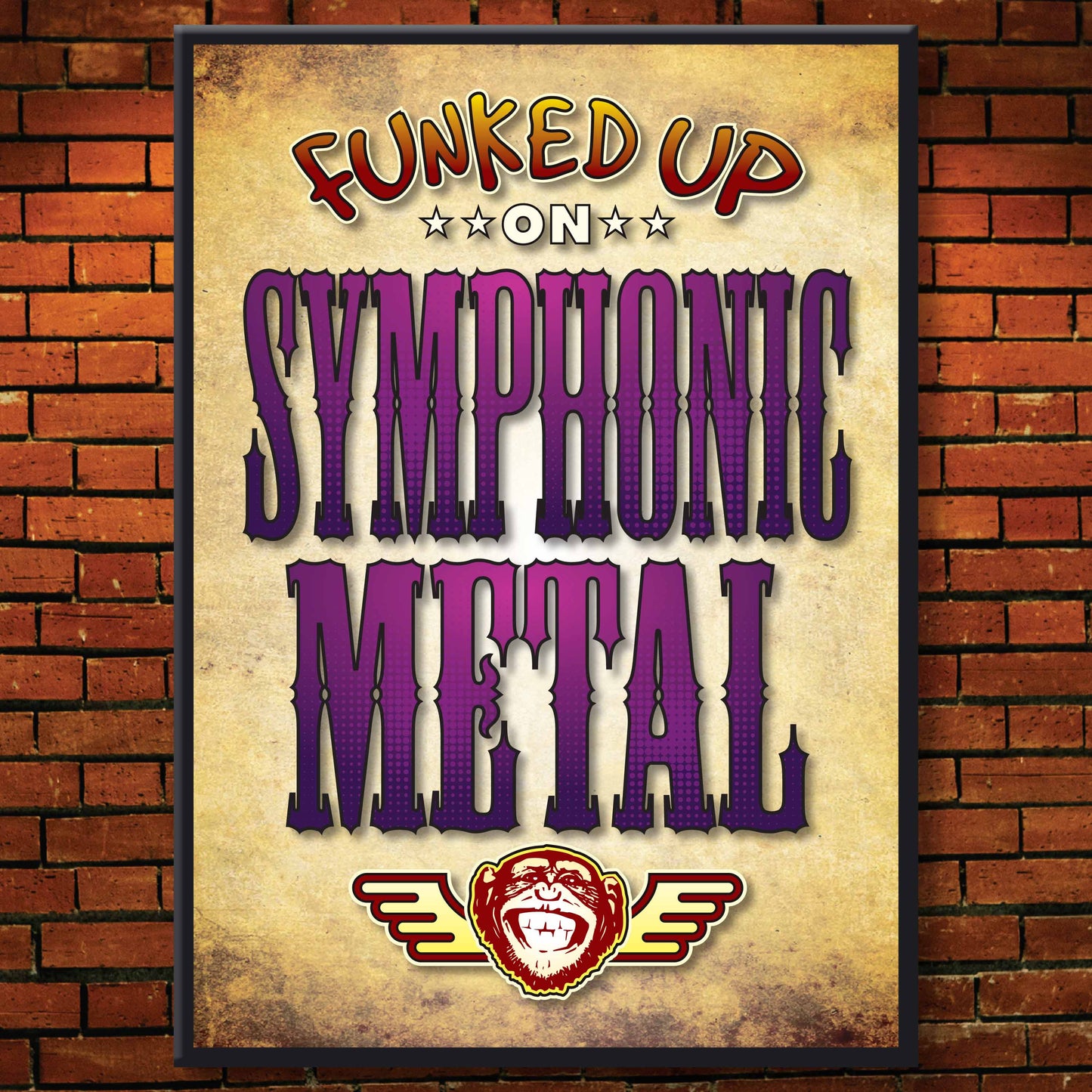 Symphonic Metal Art Print / Poster / Birthday Card / Greetings Card