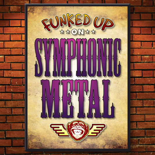 Symphonic Metal Art Print / Poster / Birthday Card / Greetings Card
