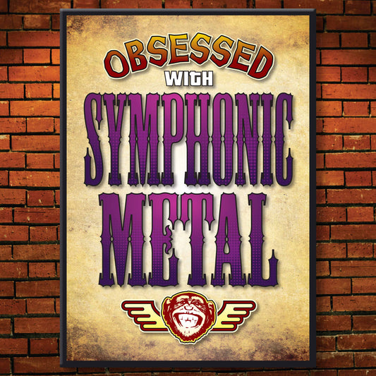 Symphonic Metal - Obsessed Art Poster + Birthday / Greetings Card