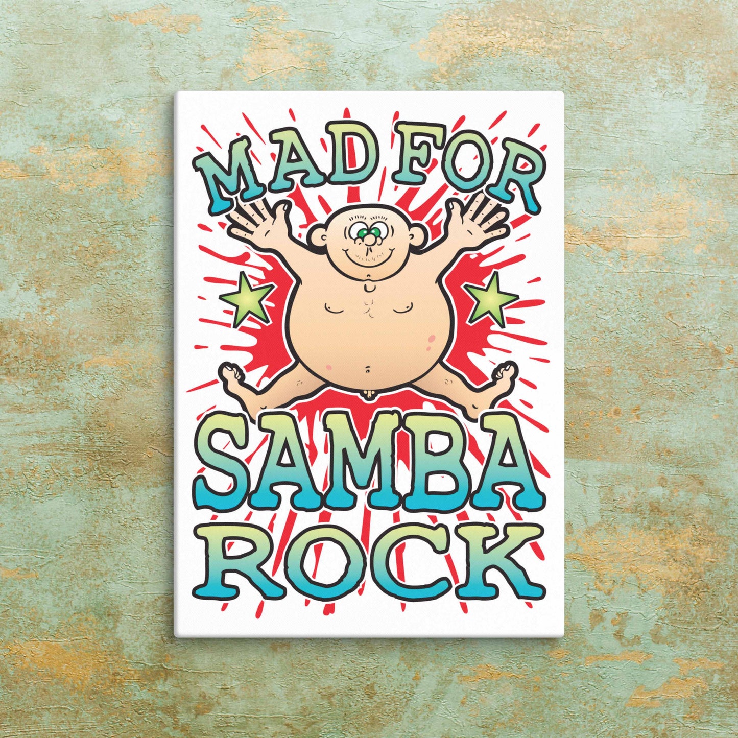Samba Rock Canvas Print 51x71cm