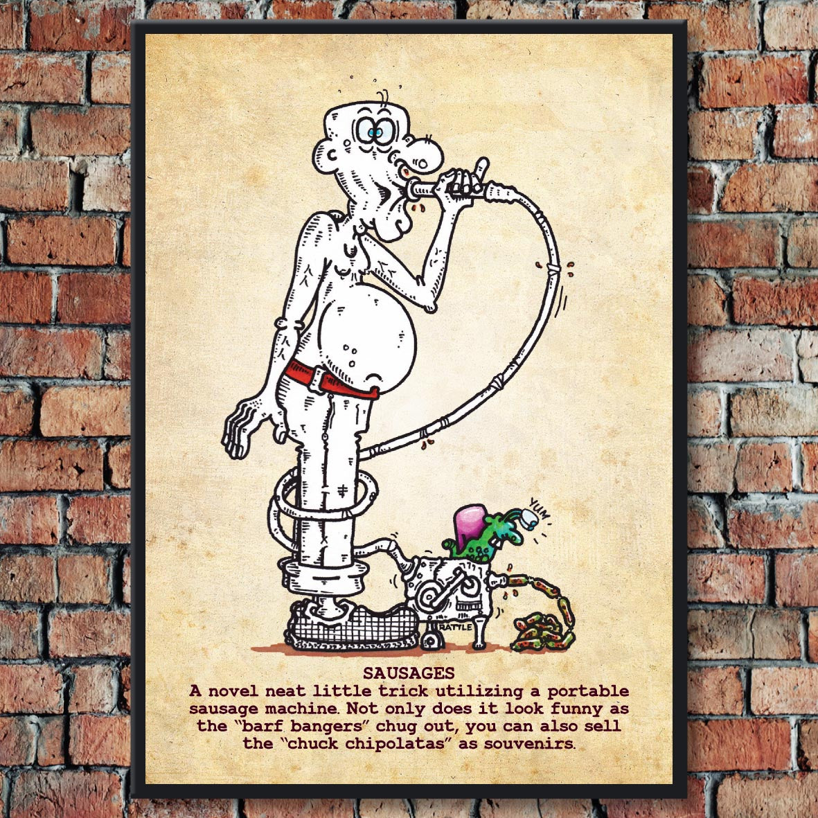 Sausages Art Print