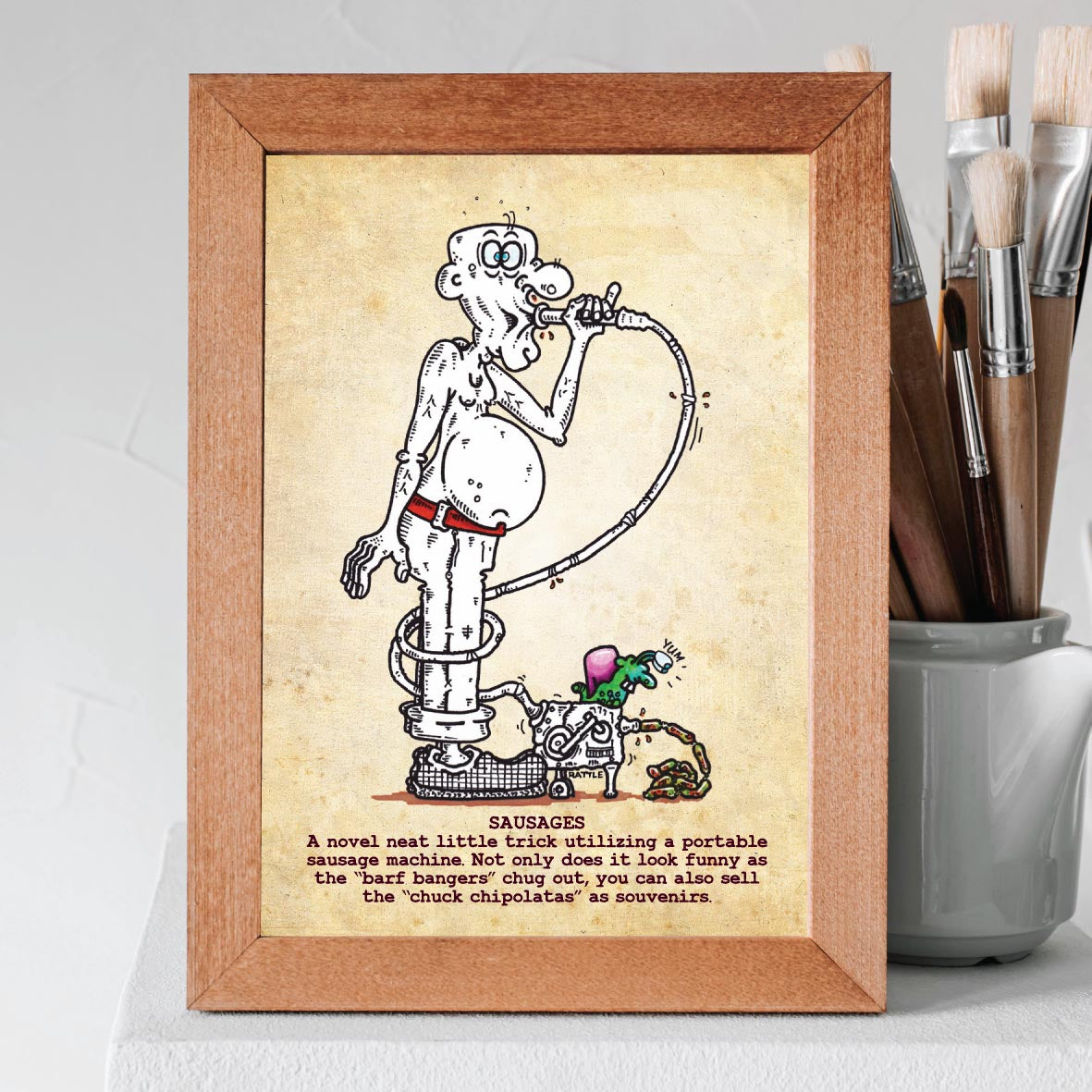 Sausages Art Print