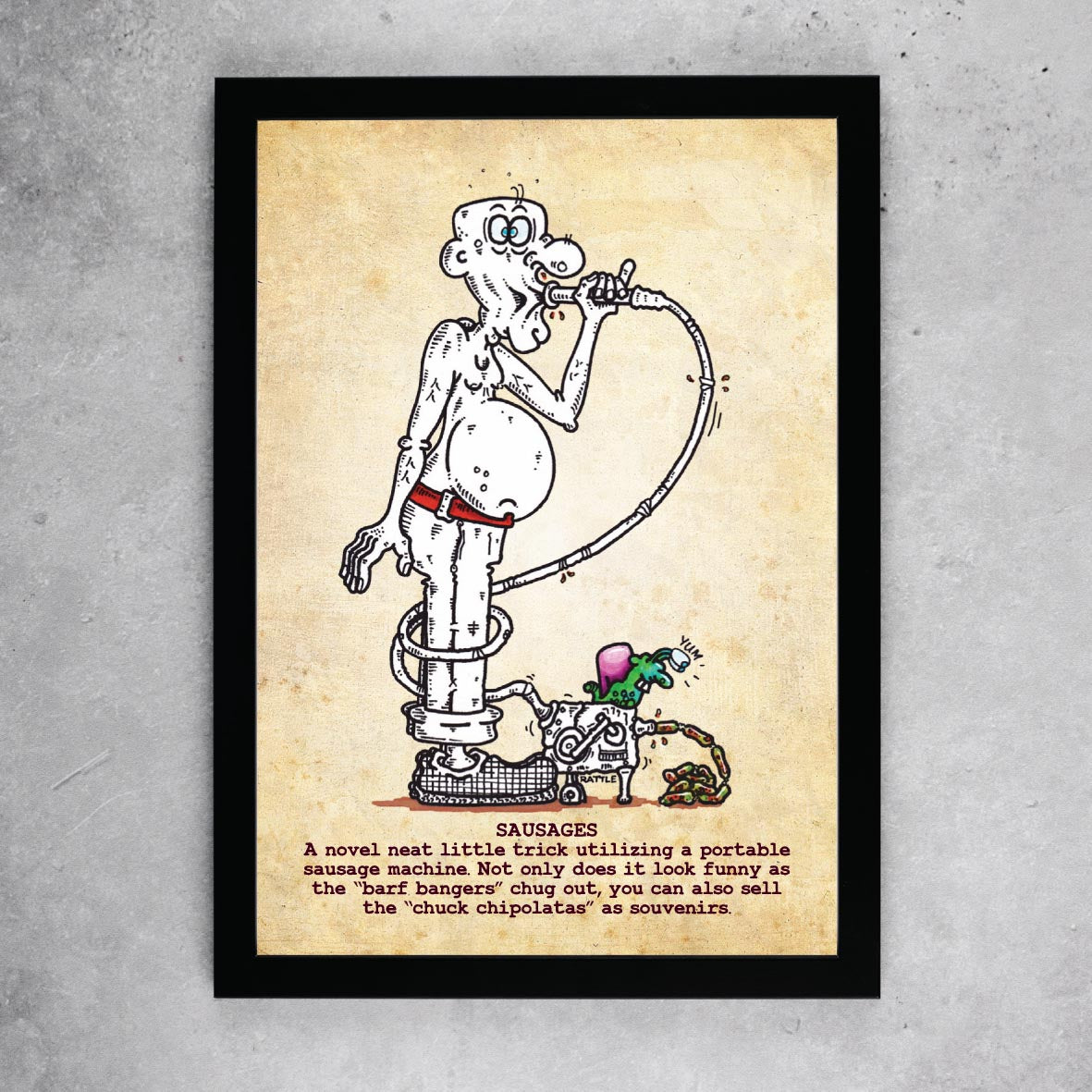 Sausages Art Print