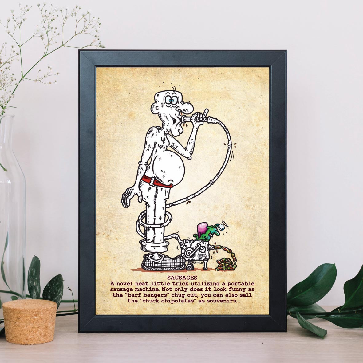Sausages Art Print