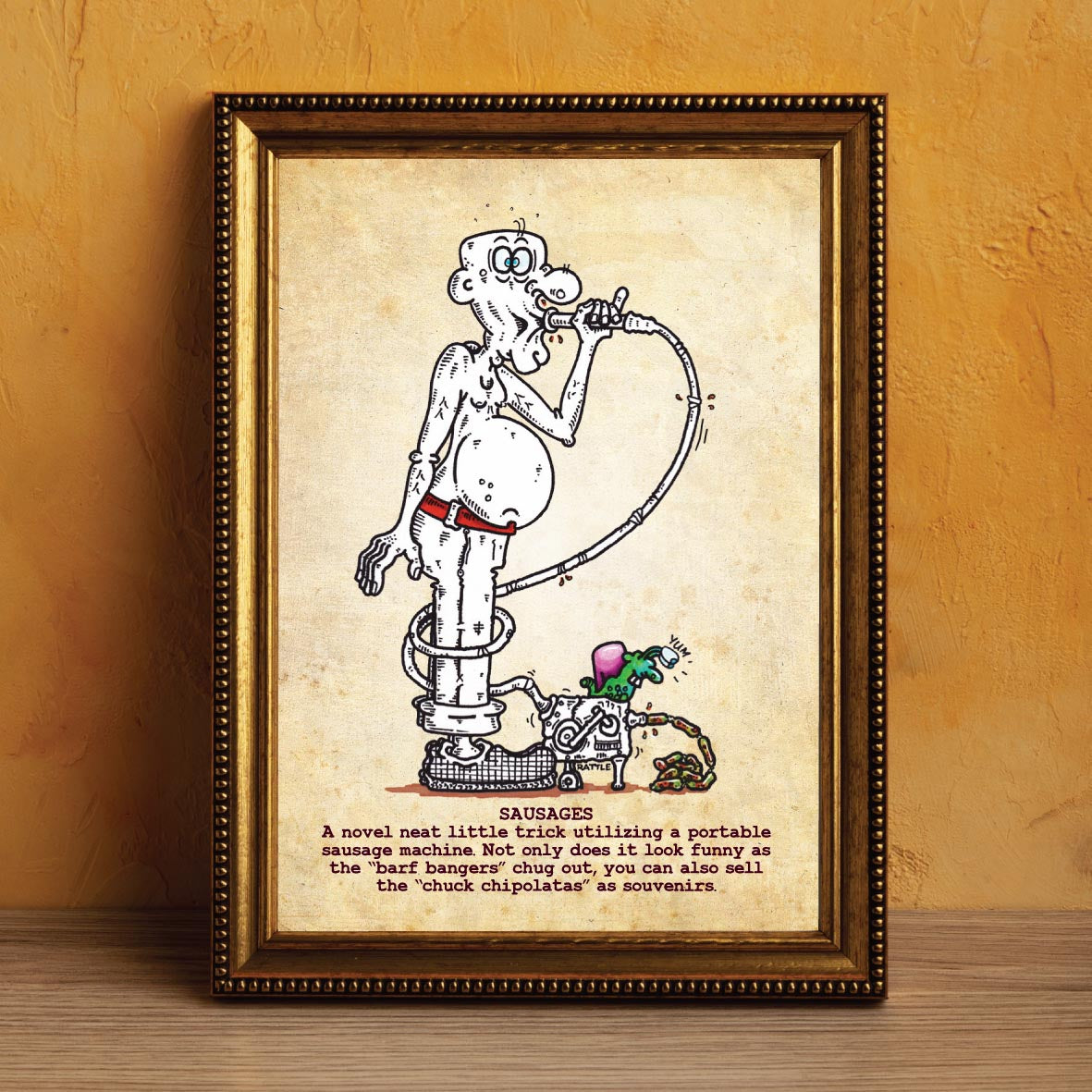 Sausages Art Print