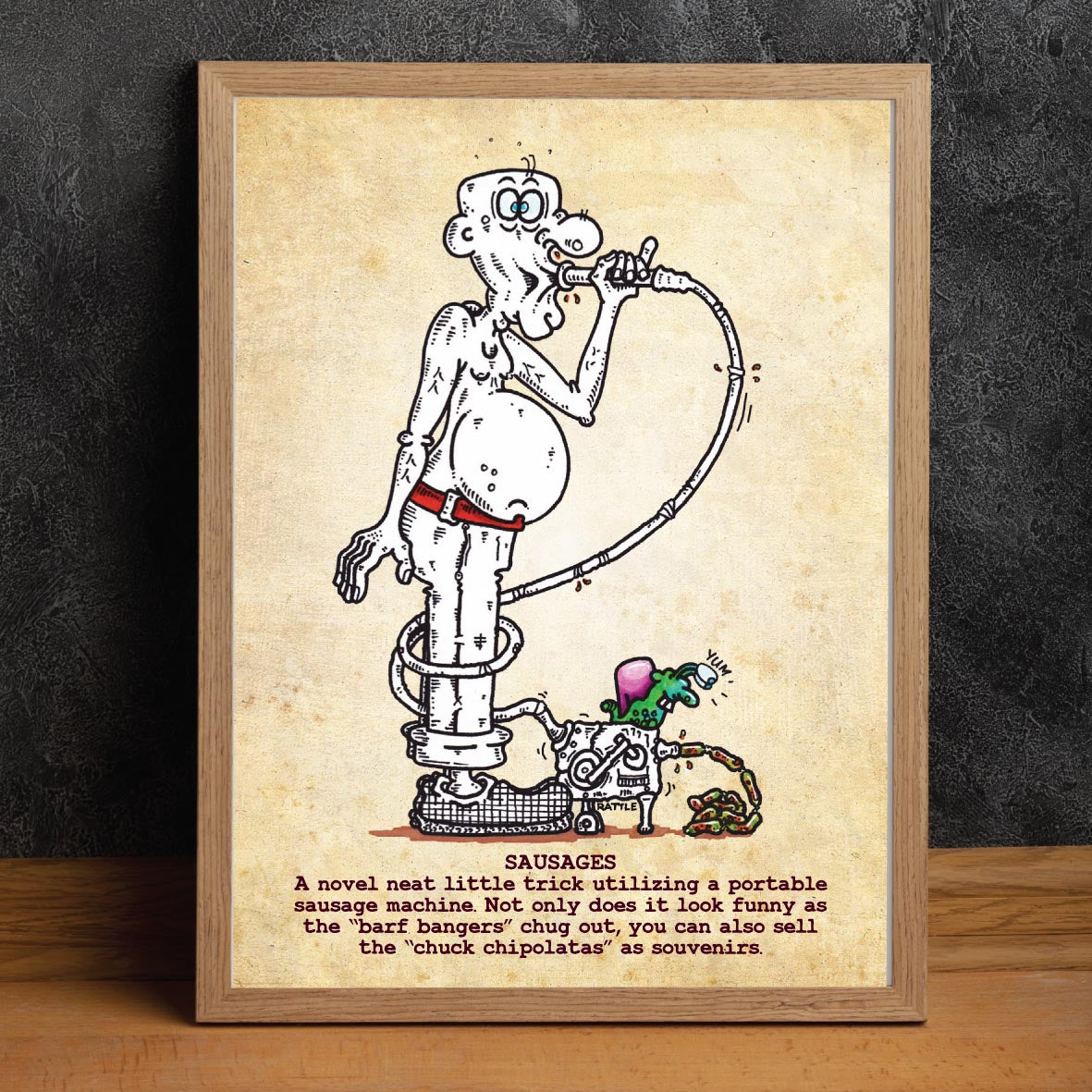 Sausages Art Print