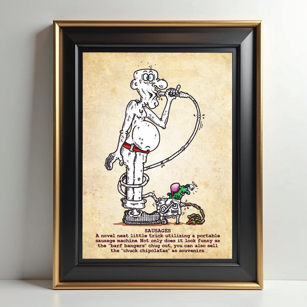 Sausages Art Print