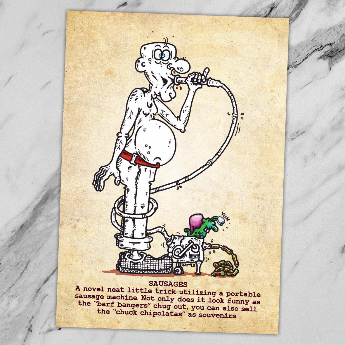 Sausages Art Print