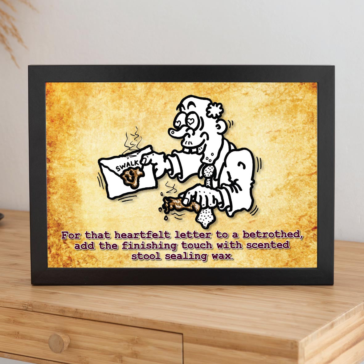 Scented Sealing Wax Cartoon Art Print