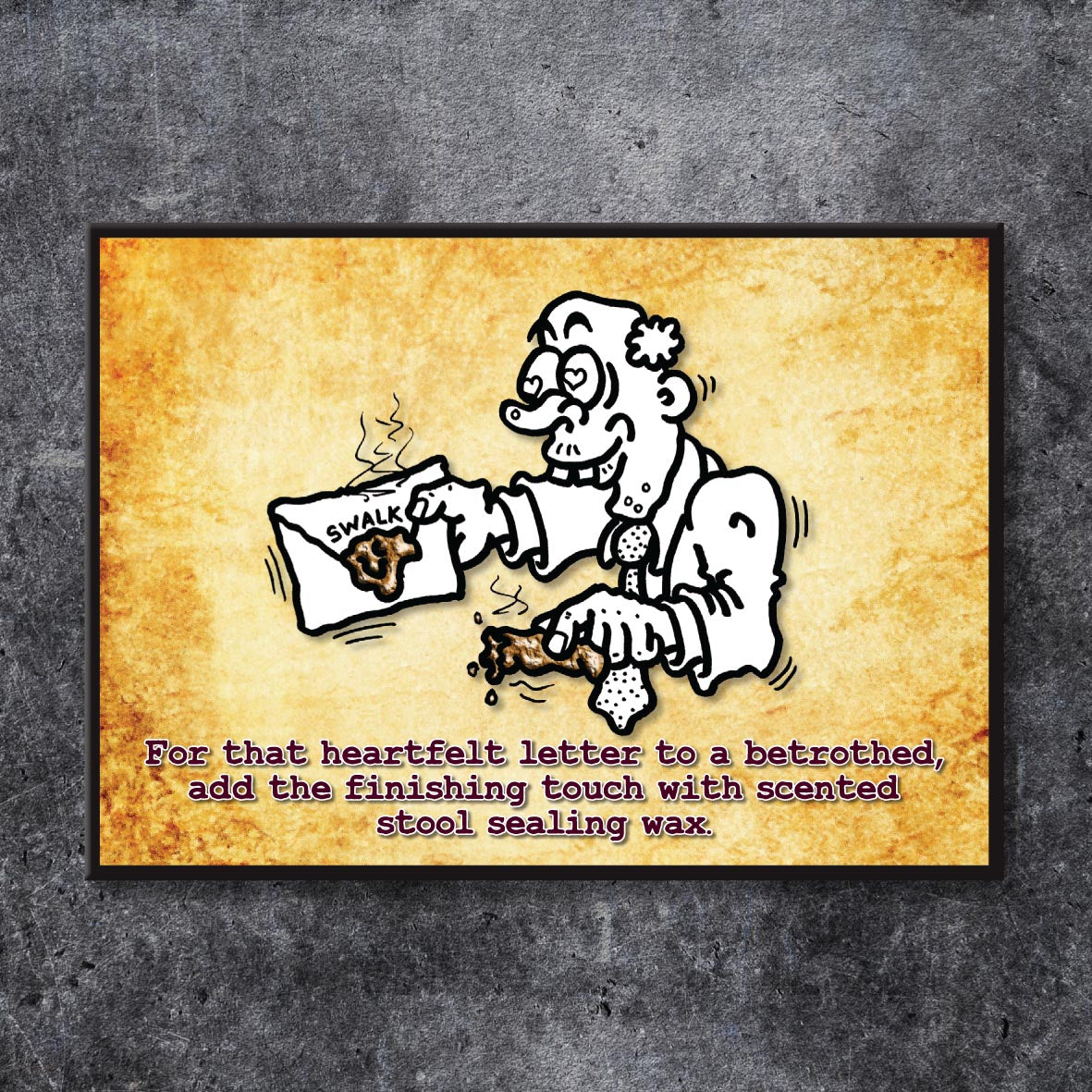 Scented Sealing Wax Cartoon Art Print
