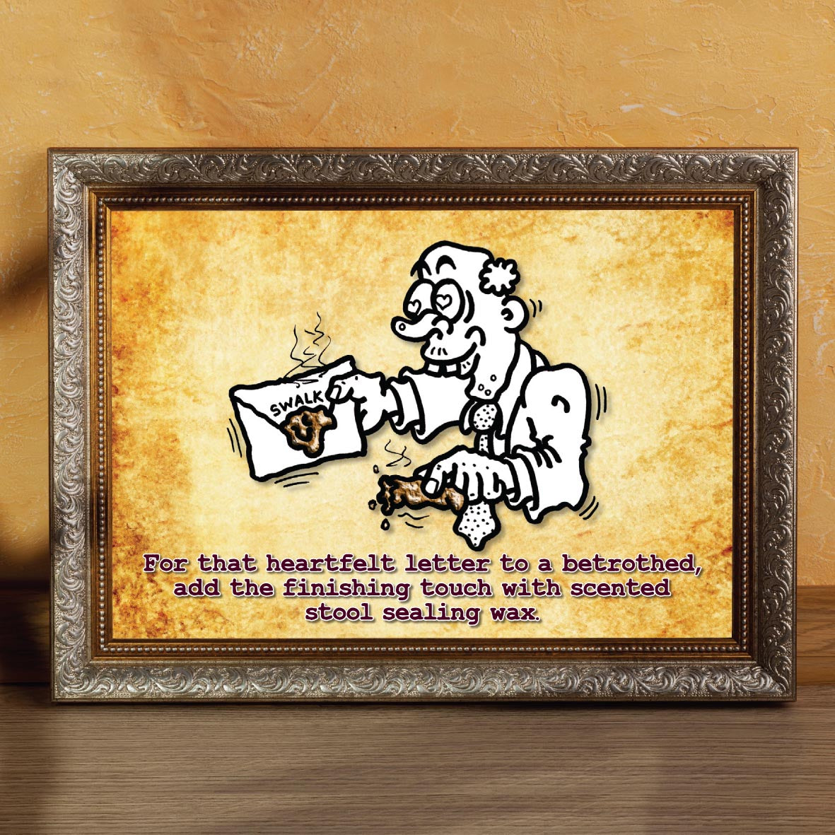 Scented Sealing Wax Cartoon Art Print