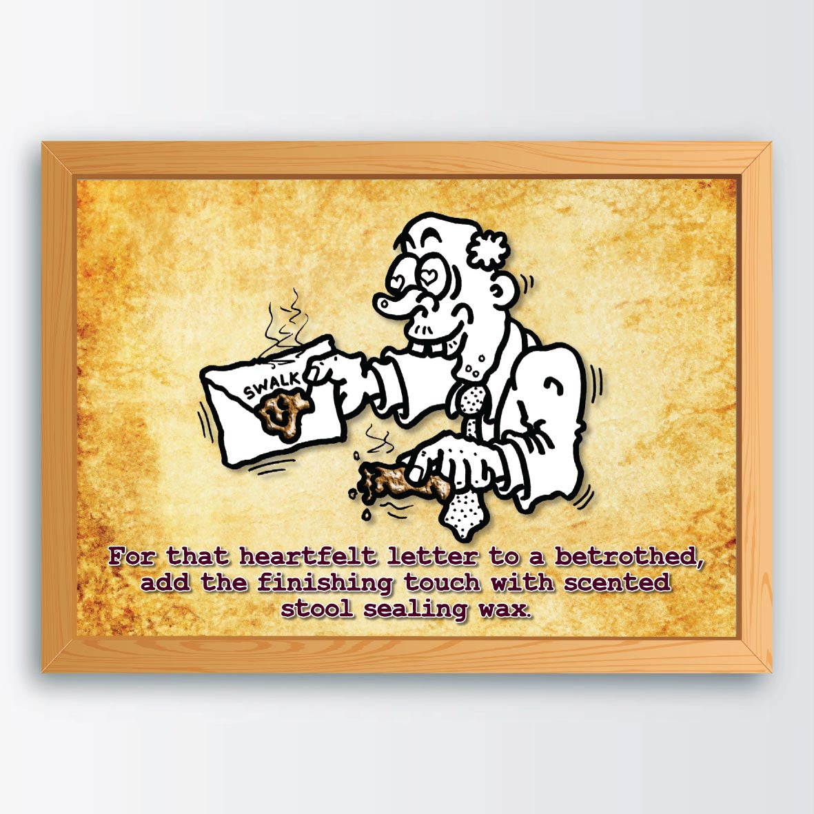 Scented Sealing Wax Cartoon Art Print
