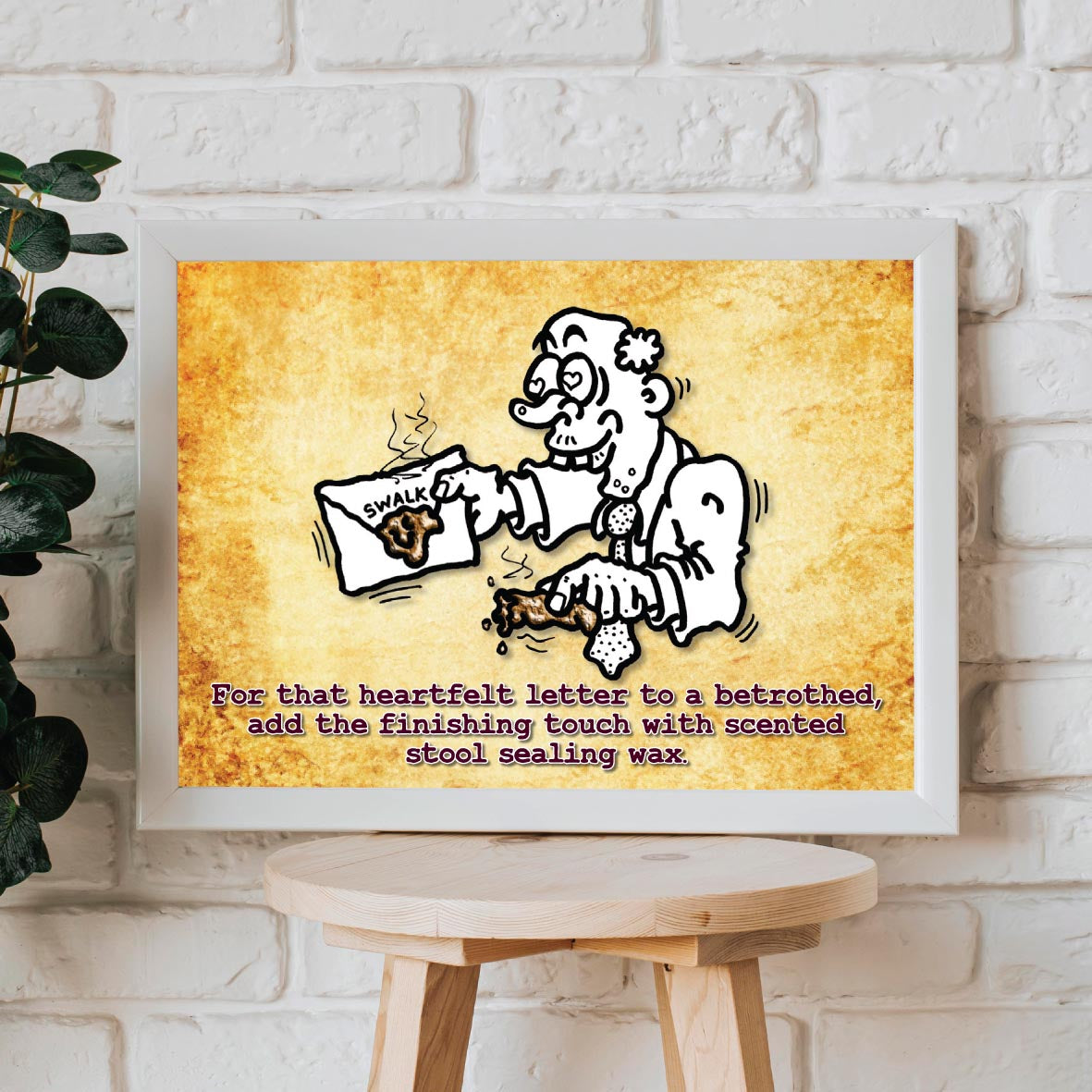 Scented Sealing Wax Cartoon Art Print