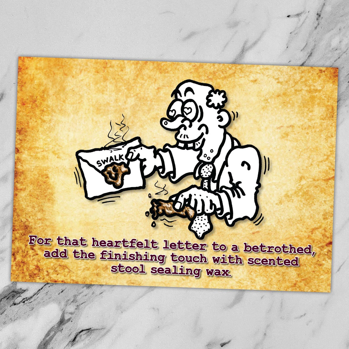 Scented Sealing Wax Cartoon Art Print