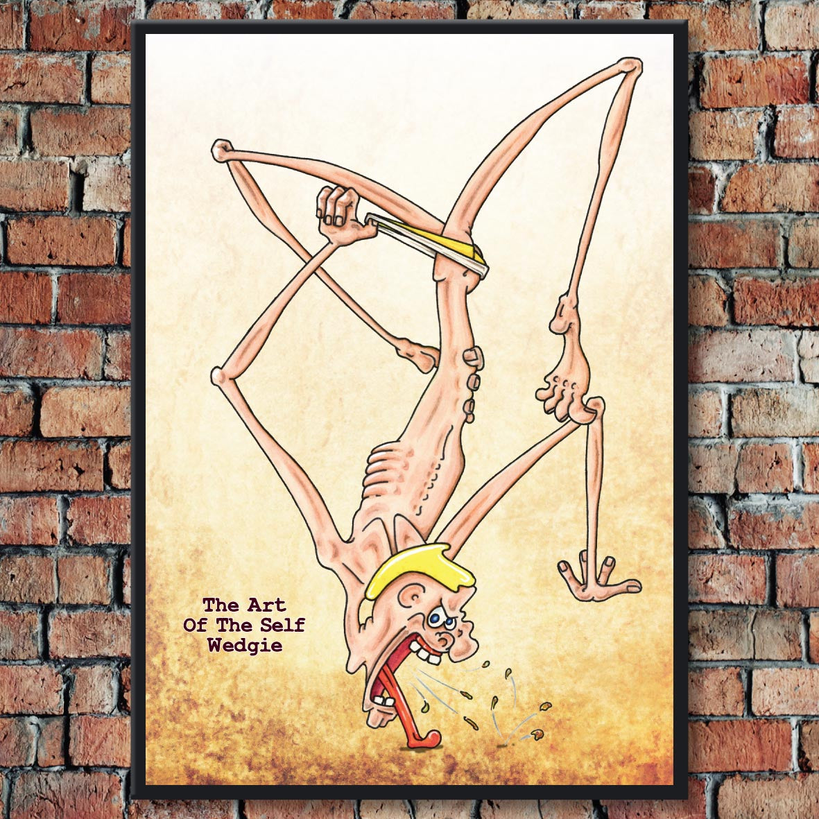 Self Wedgie Art Print