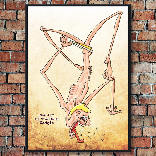Self Wedgie Art Print