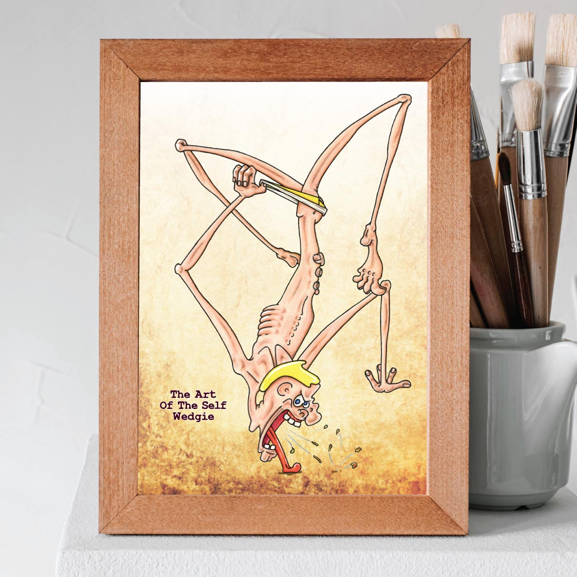 Self Wedgie Art Print