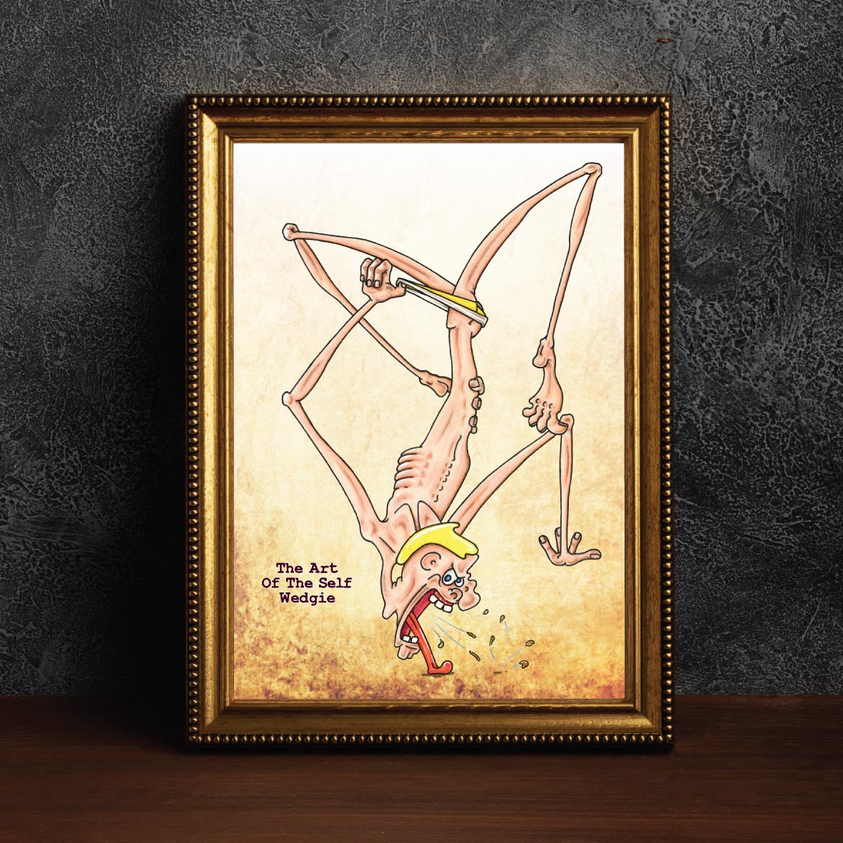 Self Wedgie Art Print