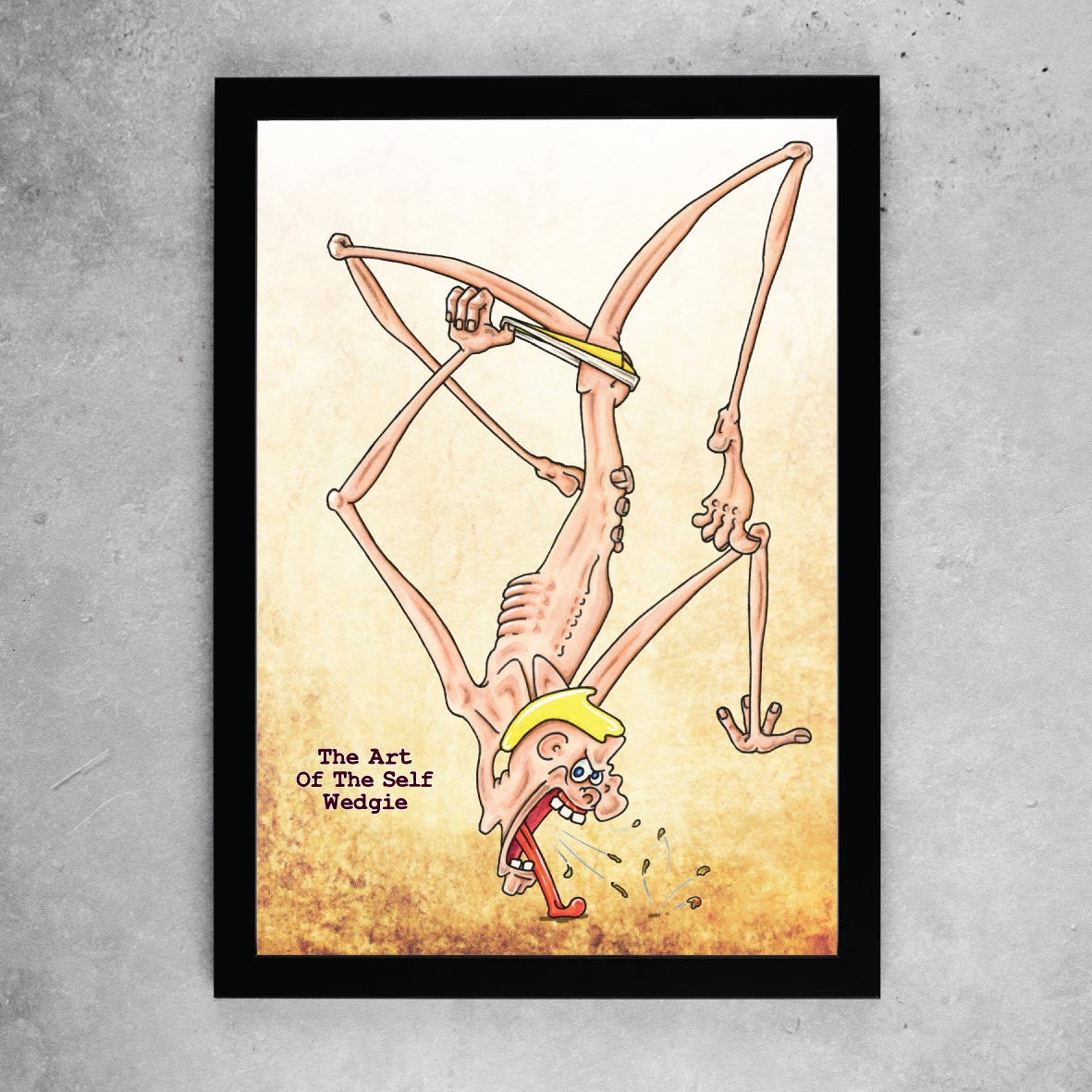 Self Wedgie Art Print