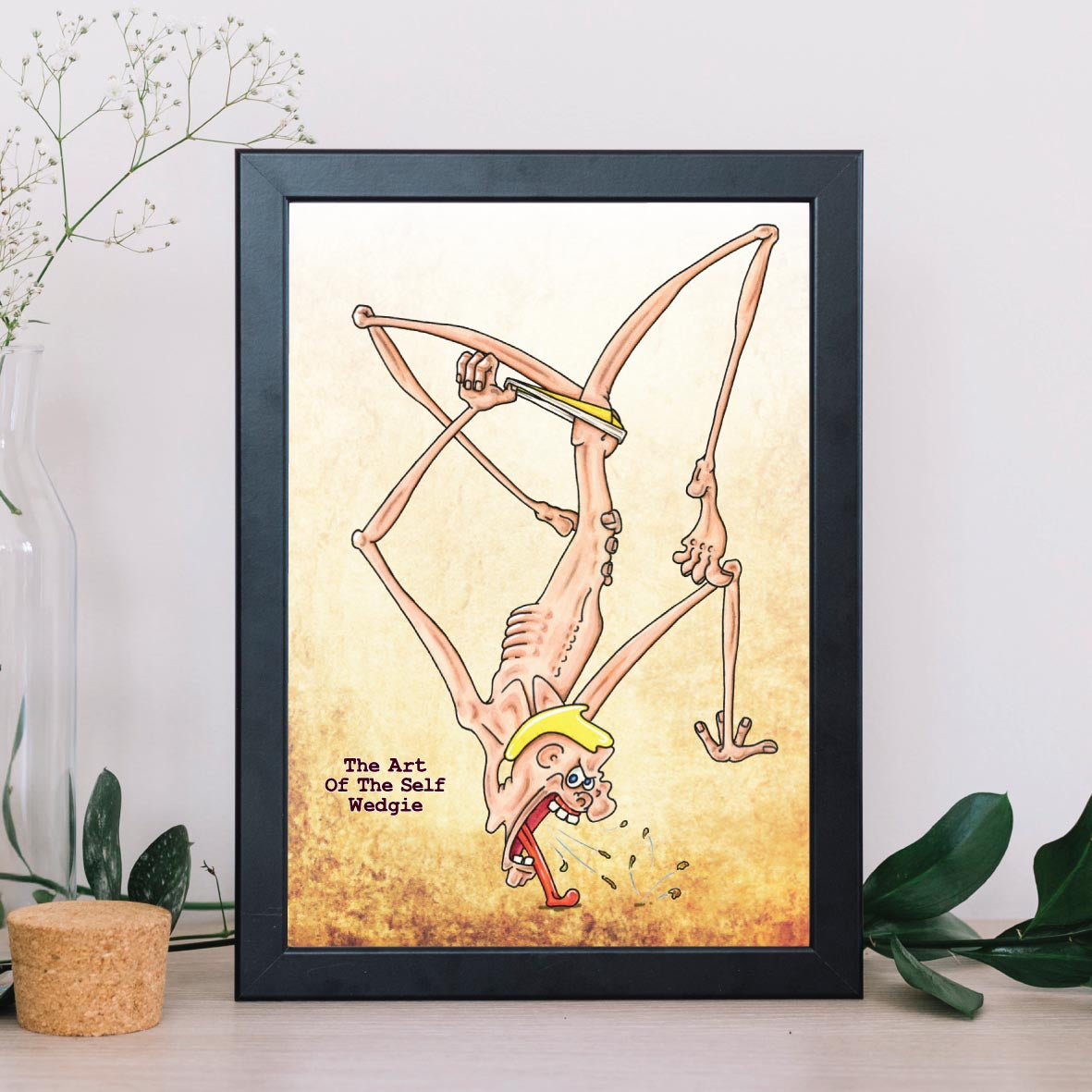 Self Wedgie Art Print