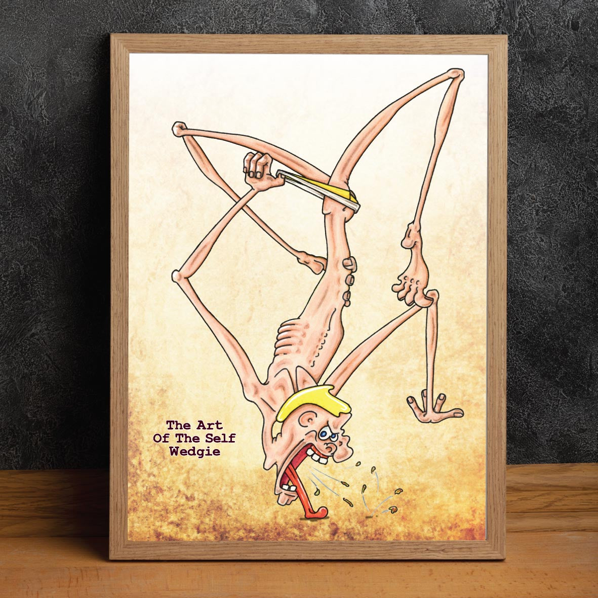Self Wedgie Art Print