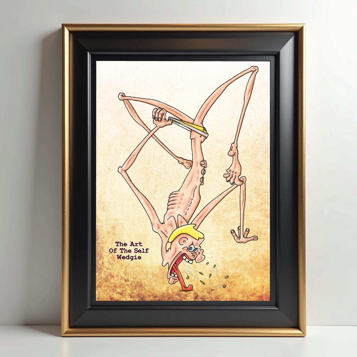 Self Wedgie Art Print