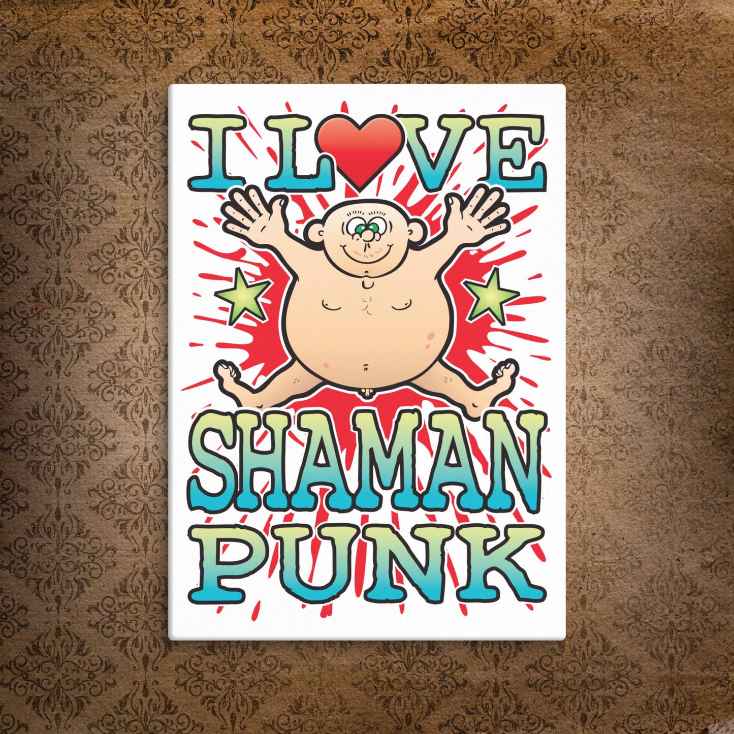 Shaman Punk Canvas Print 30x40cm