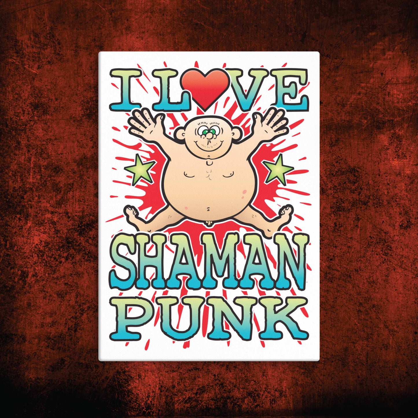 Shaman Punk Canvas Print 30x40cm