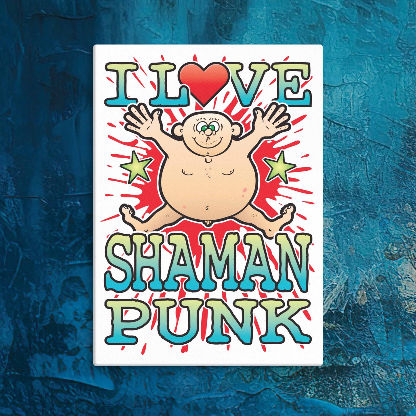 Shaman Punk Canvas Print 30x40cm