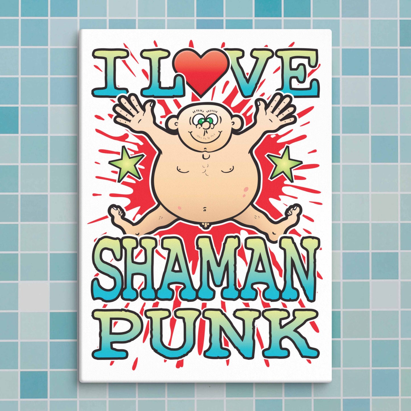 Shaman Punk Canvas Print 30x40cm