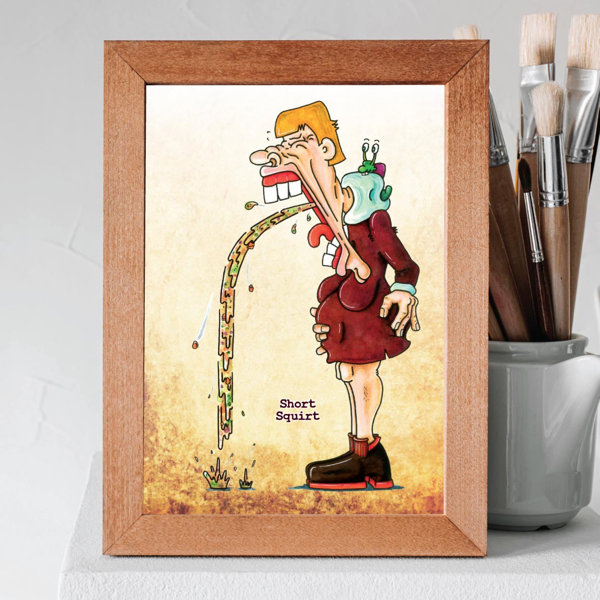 Short Squirt Art Print