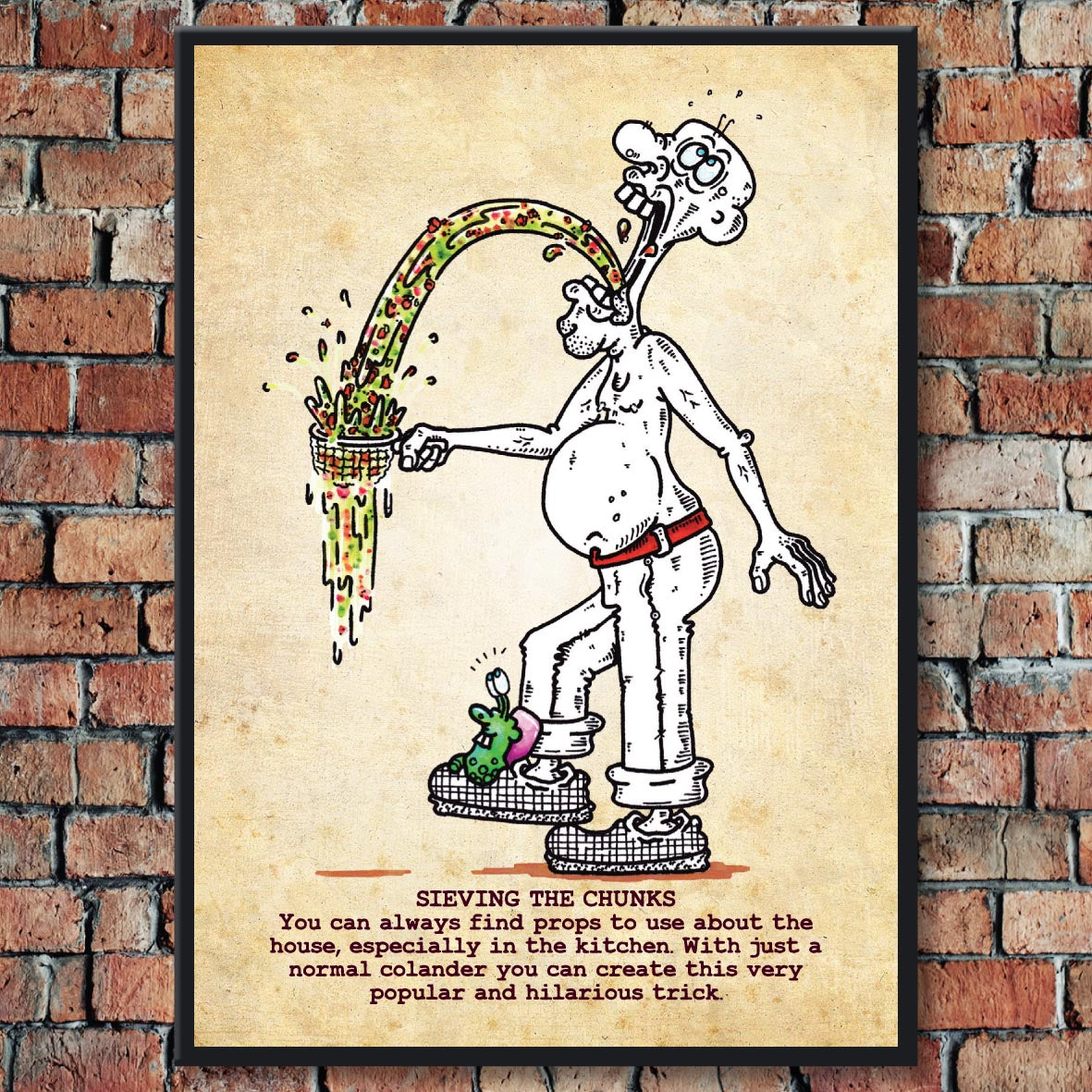 Sieving The Chunks Art Print