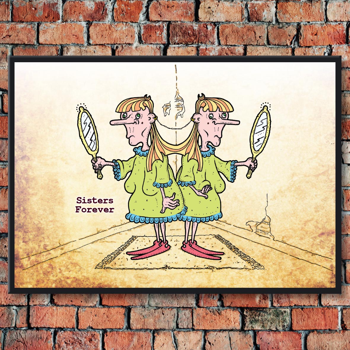 Sisters Art Print