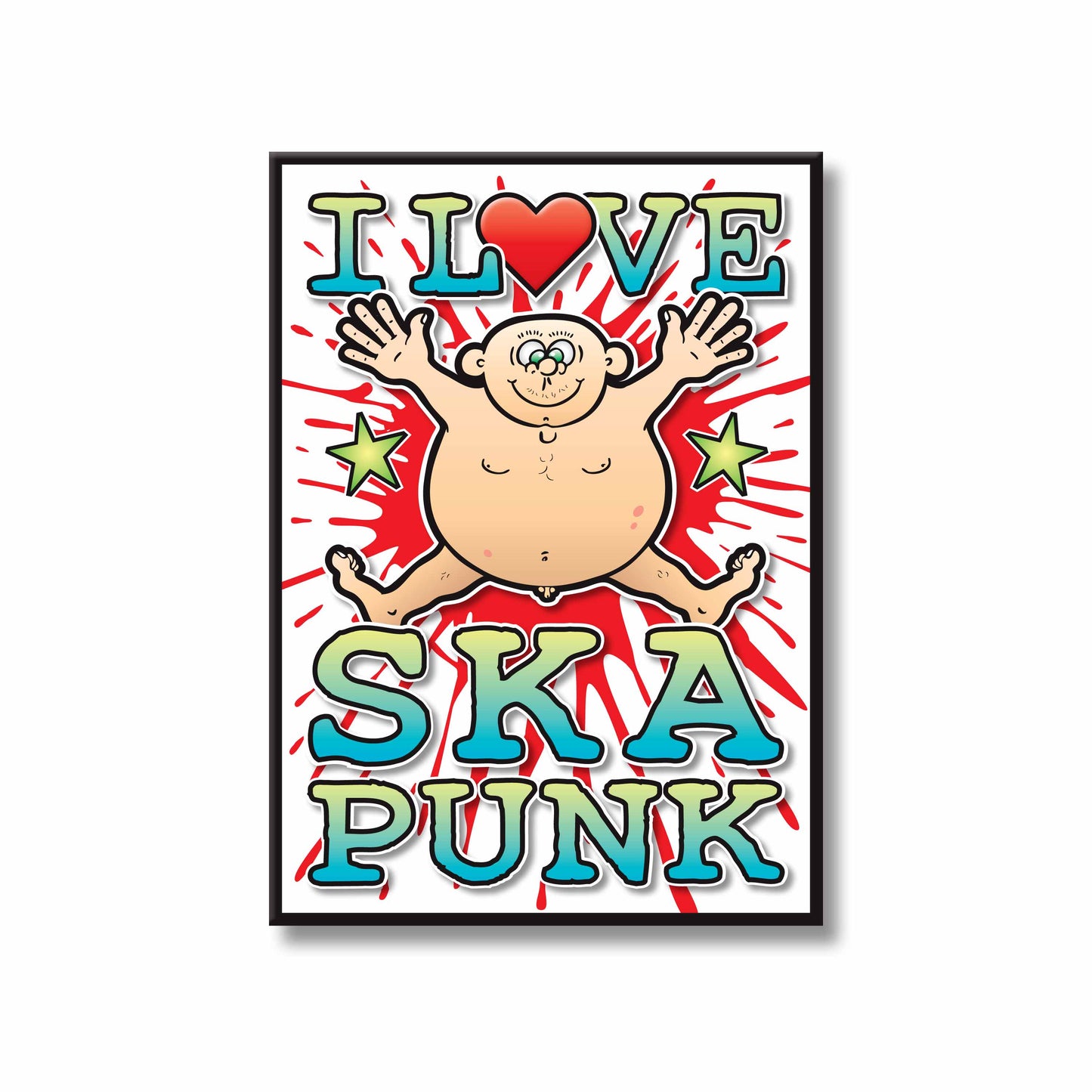 Ska Punk Art Print / Love Music Poster / Wall Décor / Rock Guru