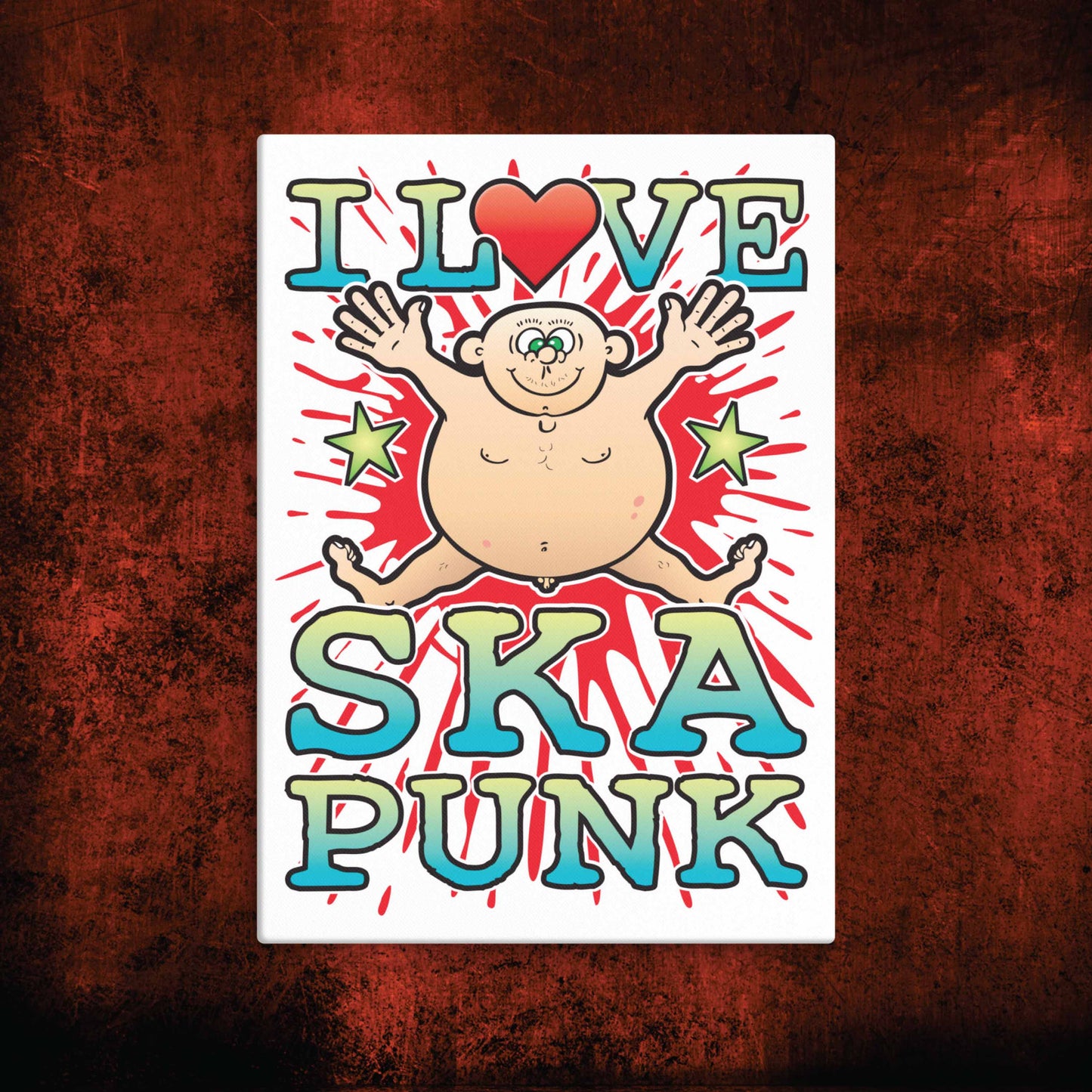 Ska Punk Canvas Print 30x40cm