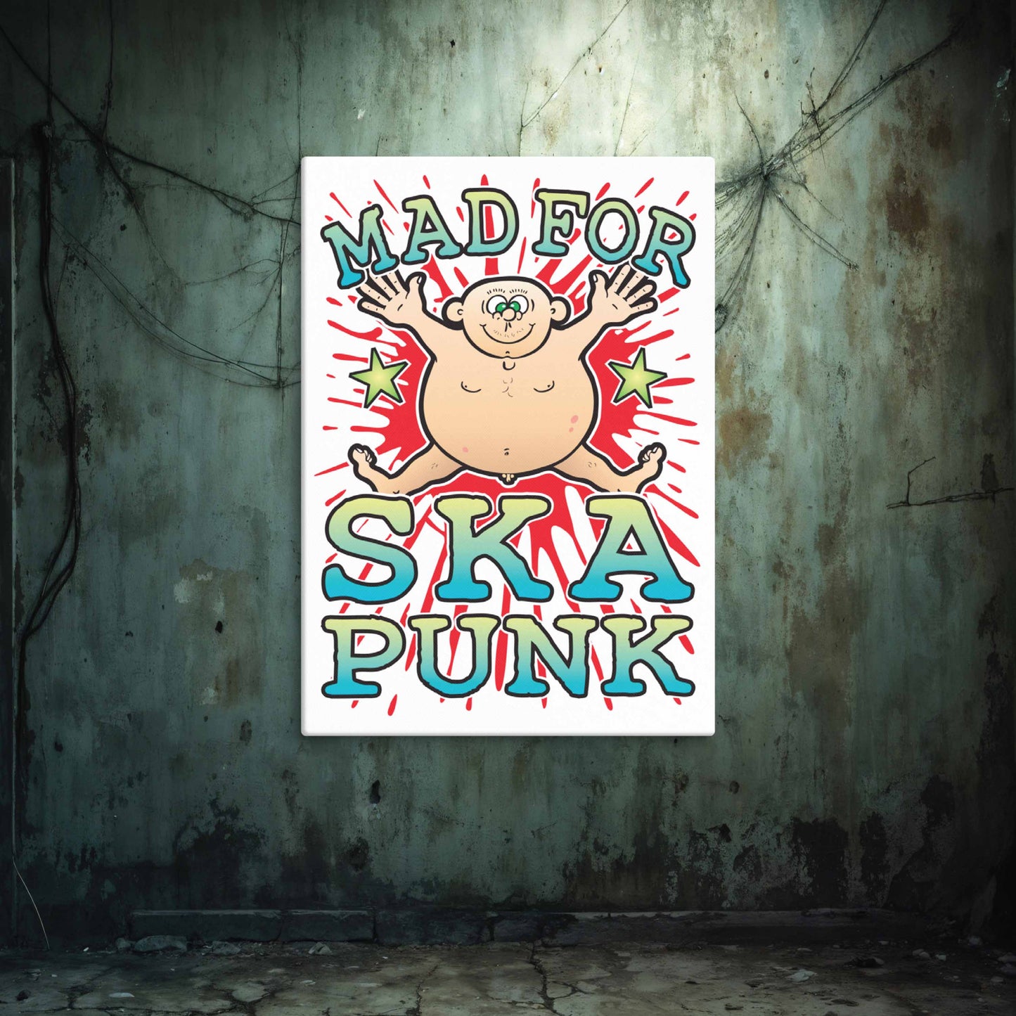 Ska Punk Canvas Print 51x71cm