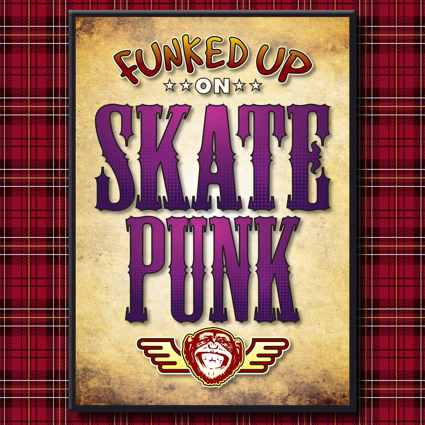 Skate Punk Art Print / Poster / Birthday Card / Greetings Card