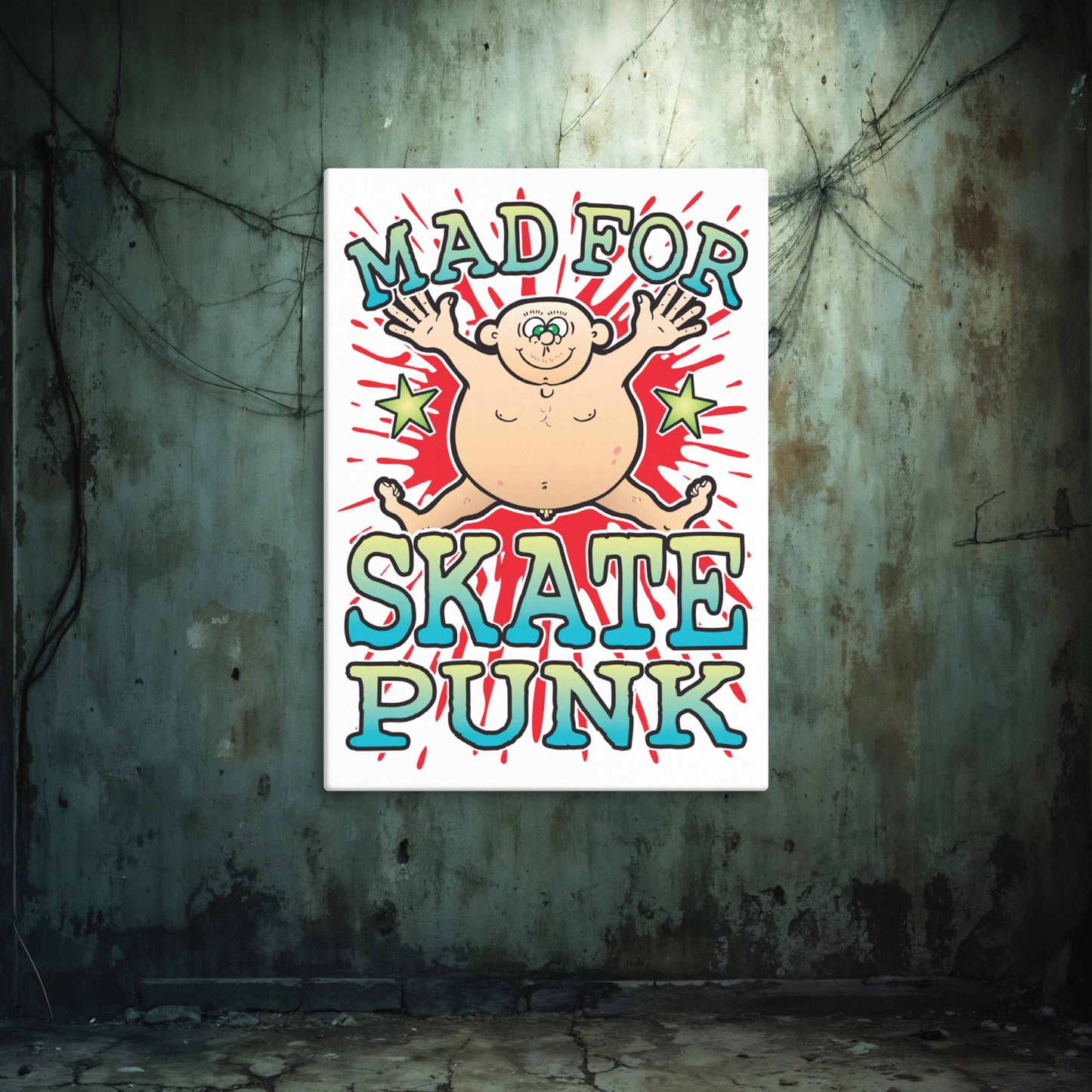 Skate Punk Canvas Print 51x71cm
