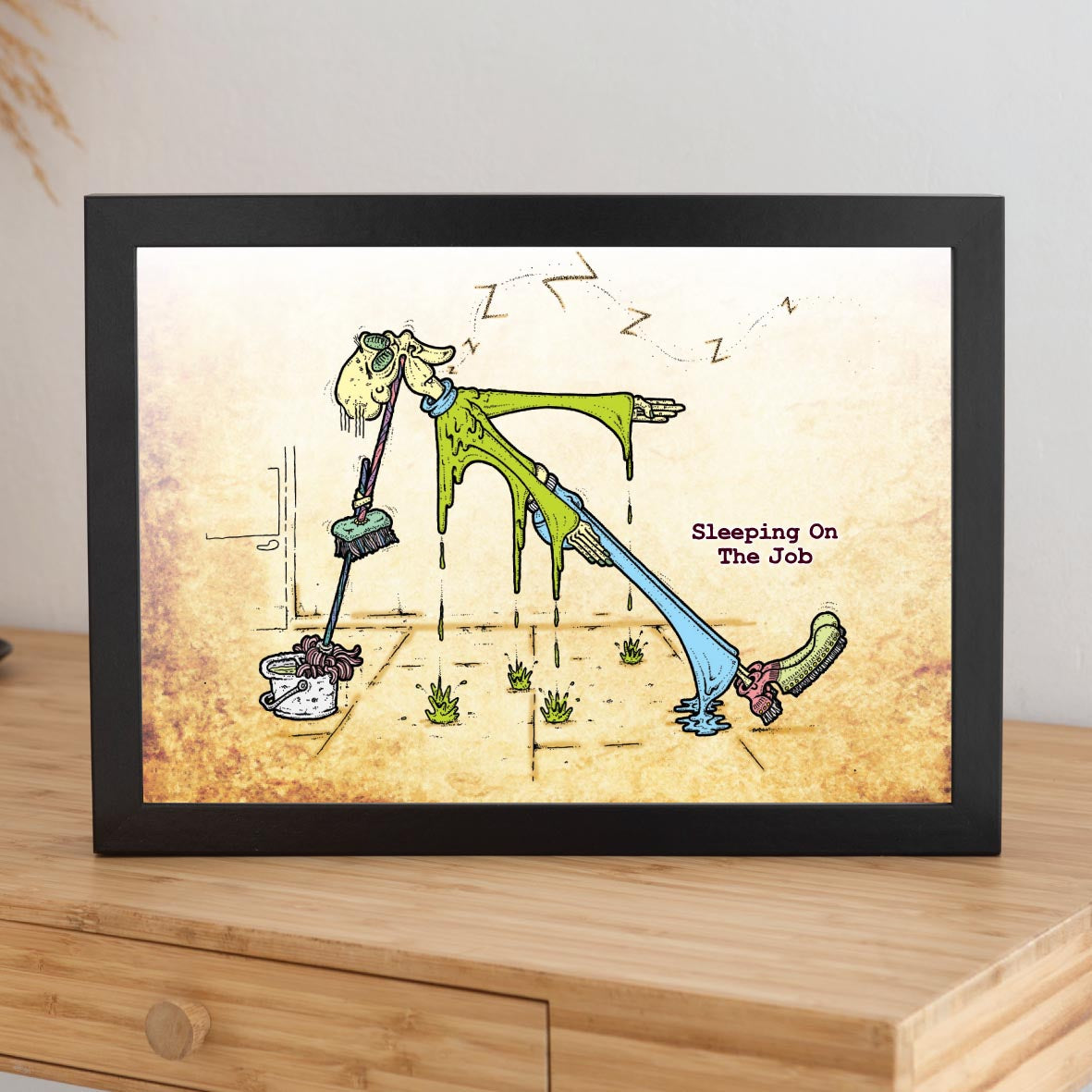 Sleeping On The Job Art Print