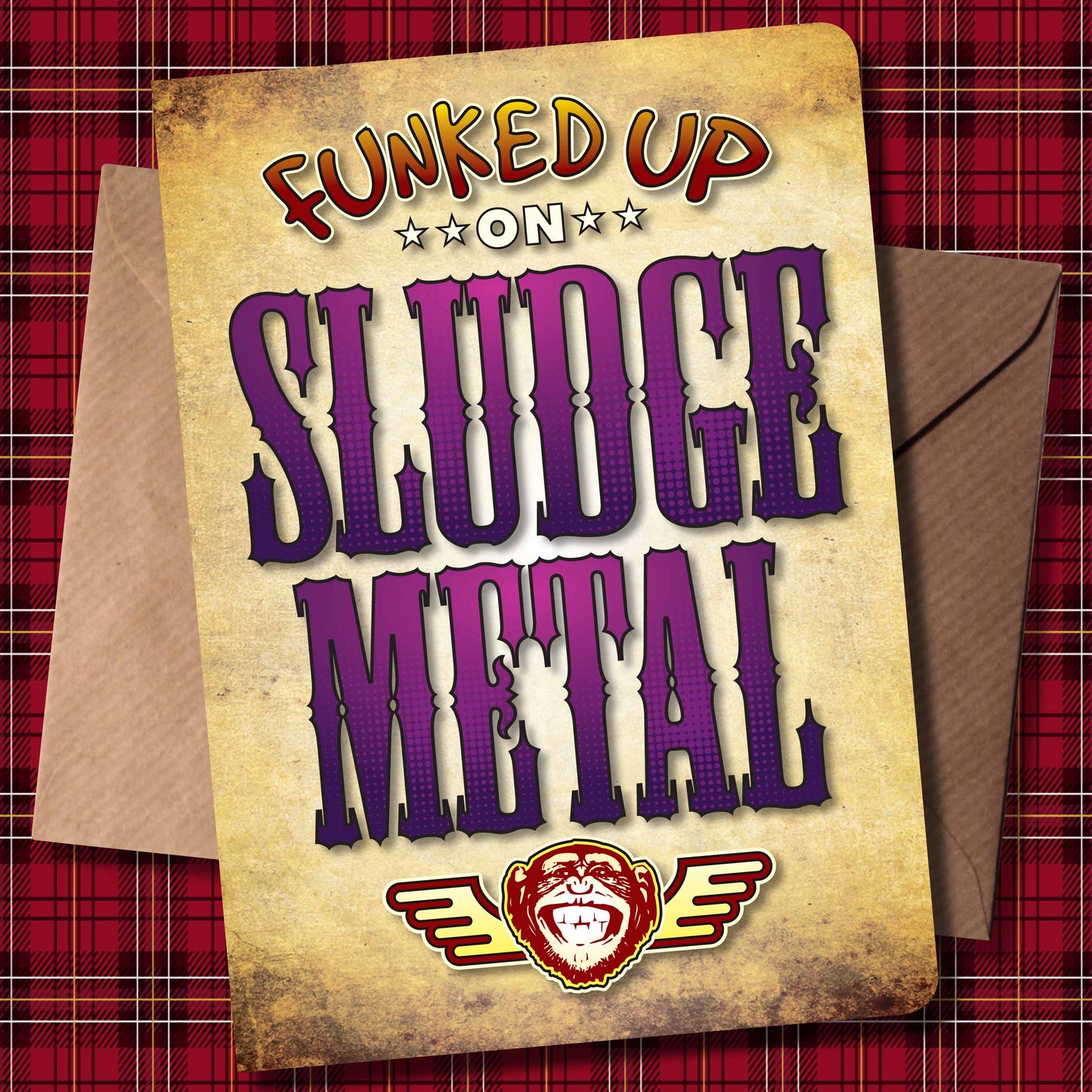 Sludge Metal Art Print / Poster / Birthday Card / Greetings Card