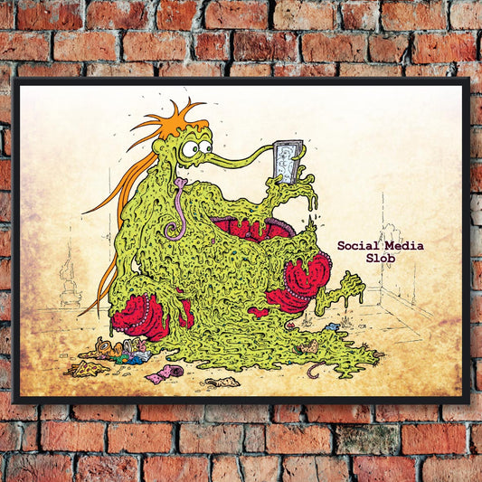 Social Media Art Print