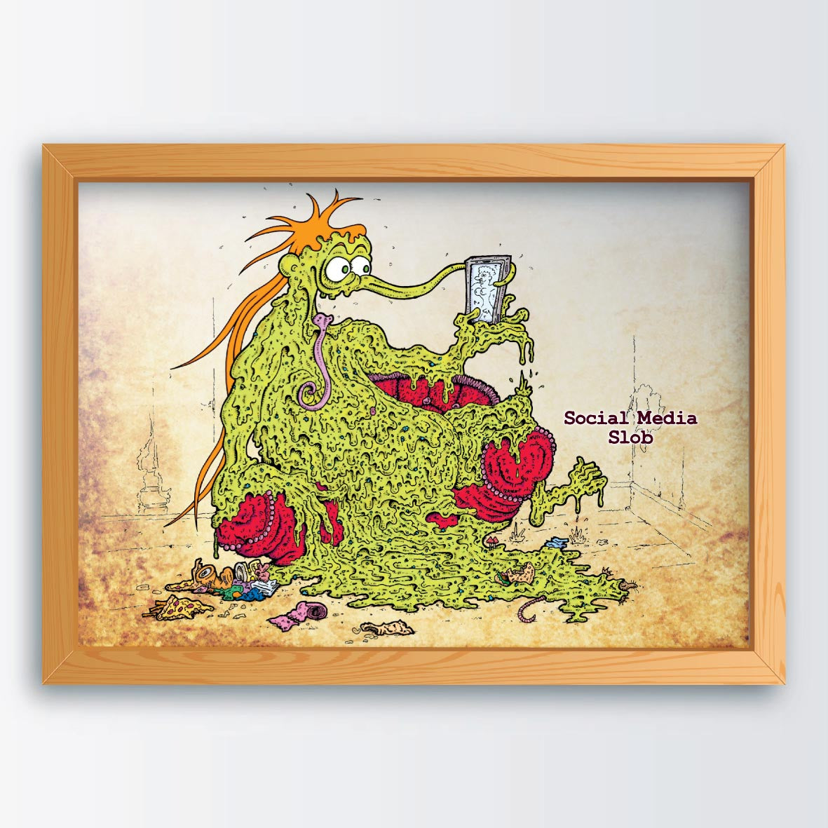 Social Media Art Print