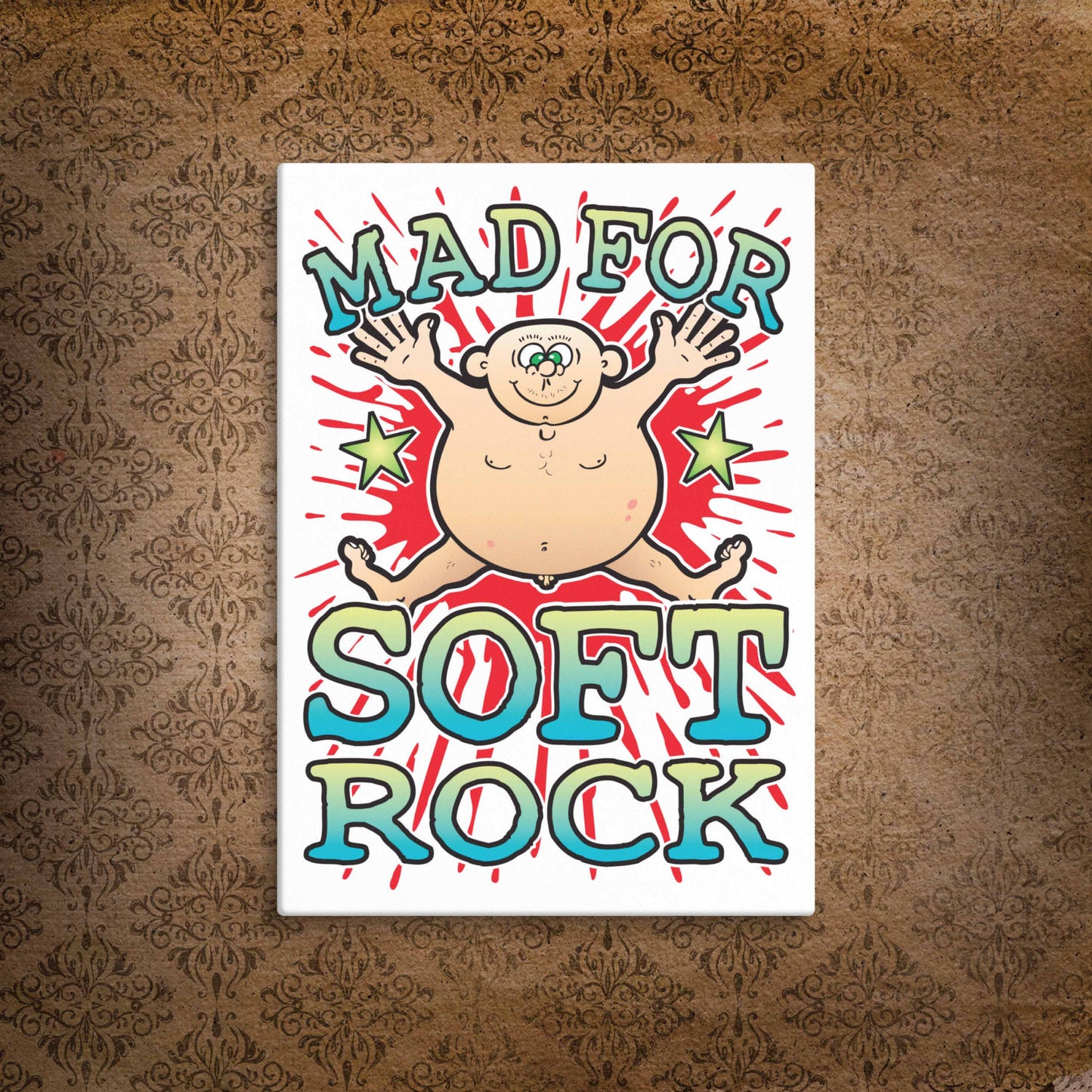 Soft Rock Canvas Print 30x40cm