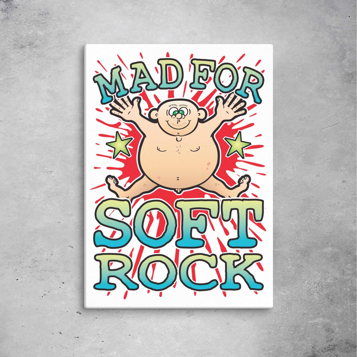 Soft Rock Canvas Print 51x71cm
