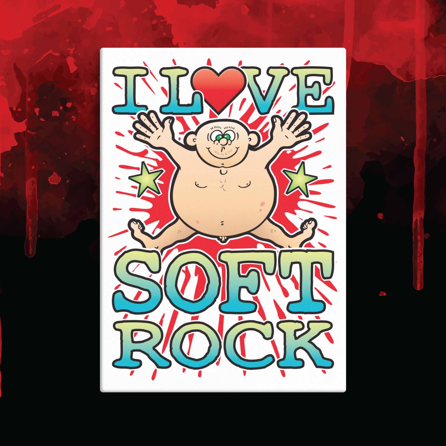 Soft Rock 51x71cm Canvas Print