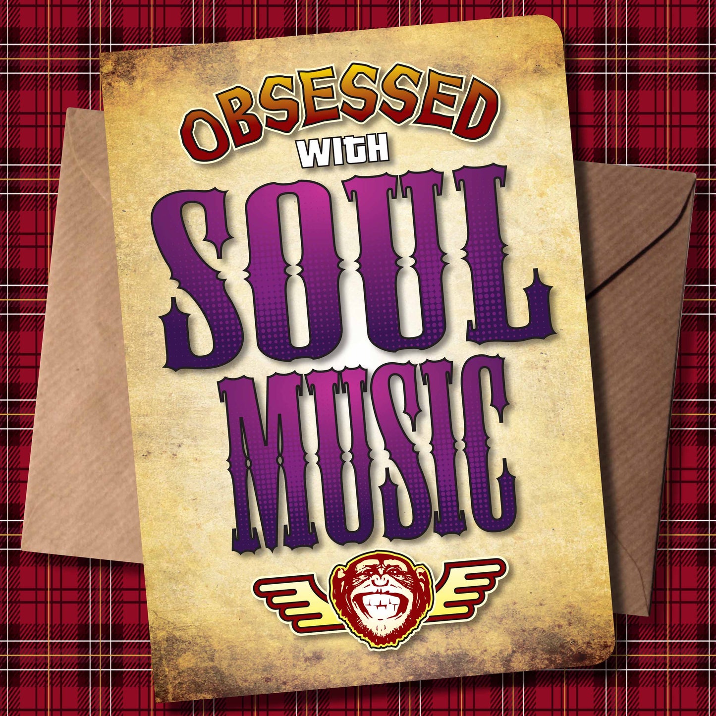 Soul Music - Obsessed Art Poster + Birthday / Greetings Card