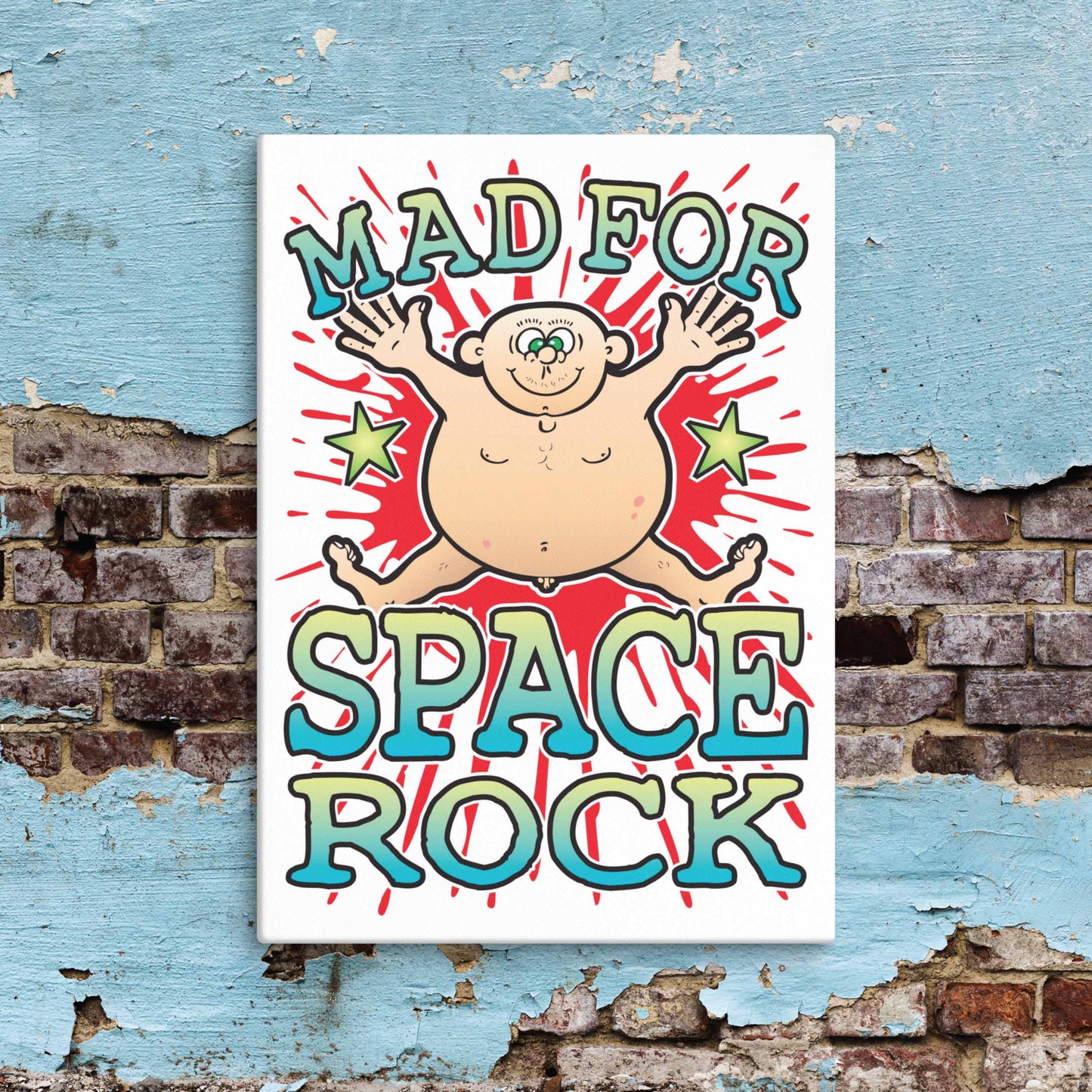 Space Rock Canvas Print 51x71cm