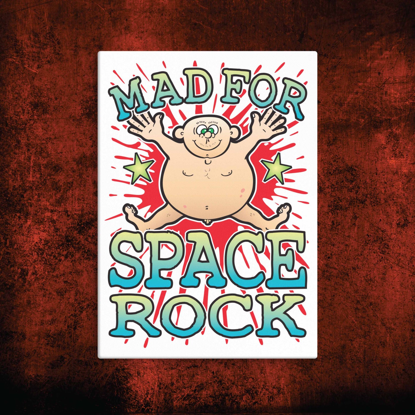 Space Rock Canvas Print 30x40cm